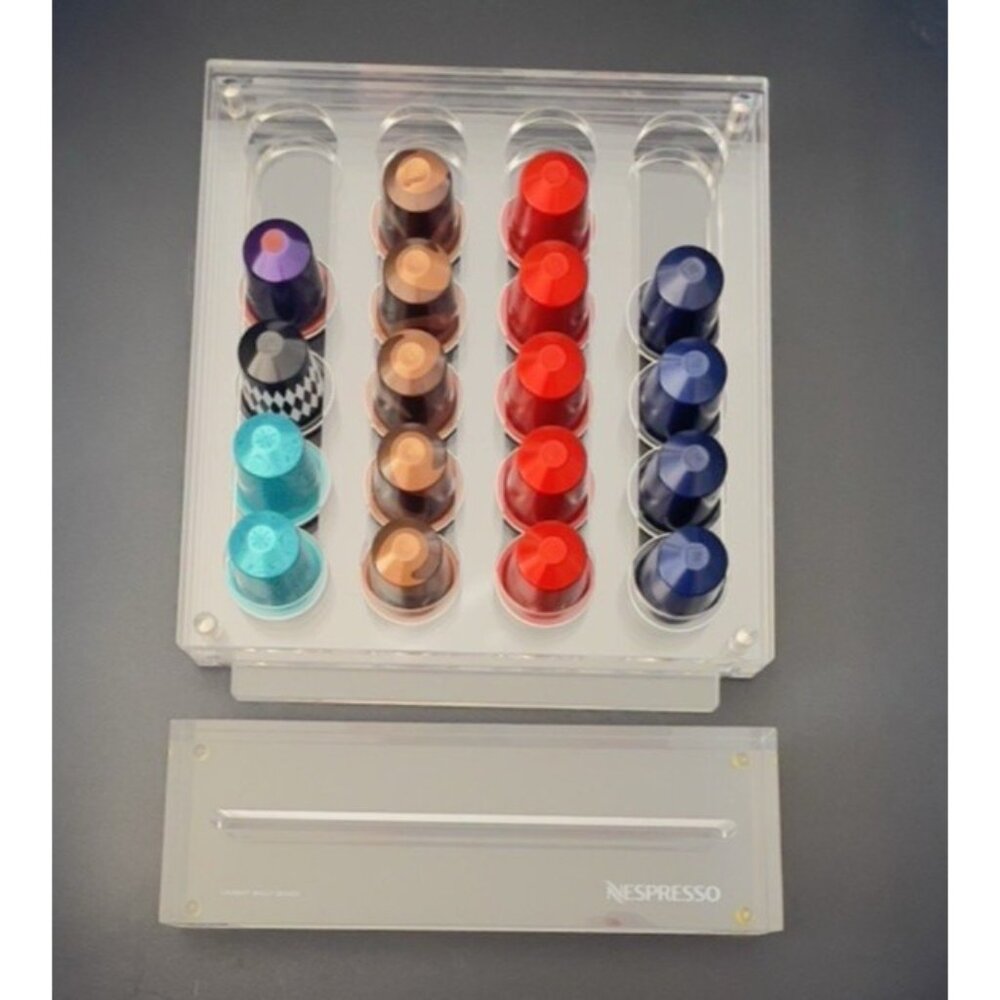 NESPRESSO Versilo Capsule Dispenser Lucite Holds 40 Coffee Capsules Vertical - Picture 4 of 8
